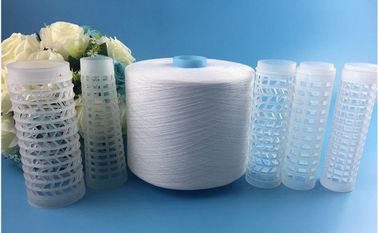 中国 高力100%のバージンによって回されるポリエステル縫う糸の未加工白のための50/2ヤーン サプライヤー