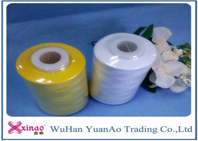 縫う糸 100% のポリエステル TFO ヤーン 40/2 番の 40/3 番の未加工白いまたはカスタマイズされる