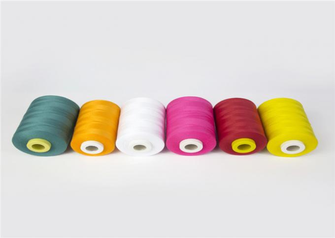 AAAの等級の高い粘着性の衣服のためのリングによって回されるバージン40/2ポリエステル縫う糸